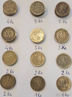 Mince 1 koruna ČSR - 3