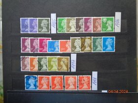 Poštové známky - ANGLICKO - 6 FOTO - 3