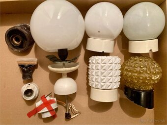 Retro lampy, vypinace, porcelanove poistky, kablove izolator - 3