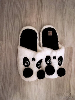 Papuče Panda Vianoce NOVE - 3