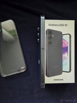 Samsung A55 5g duos tmavo modrý top stav - 3