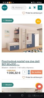 Dvojposchodova postelt - 3