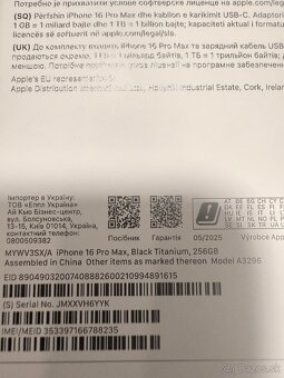 Predám IPhone 16 pro max - 3