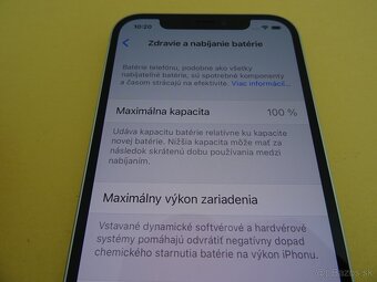 iPhone 12 128GB GREEN- ZÁRUKA 1 ROK - 100% BATERIA - 3