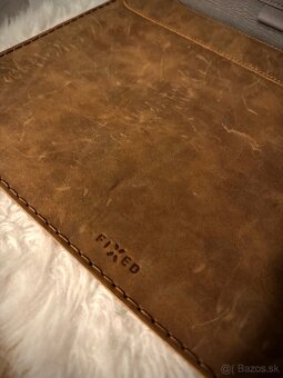Predám FIXED Oxford puzdro na NOTEBOOK, 13”,KOŽA, HANDMADE - 3