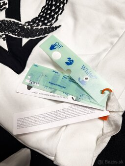 Off White Mikina s kapucňou (S,M) - 3