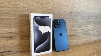 Apple iPhone 15 Pro Max 256GB Blue Titanium - 3