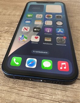 Predám Iphone 12 farba modrá,128gb Top stav - 3