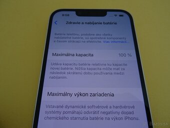 iPhone 14 128GB STARLIGHT - ZÁRUKA 1 ROK - 100% BATERIA - 3