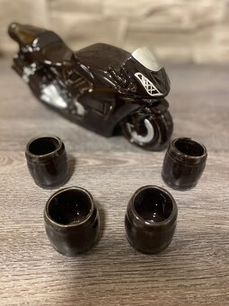 Keramická fľaška motocykel darček - 3