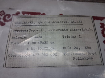 Retro obrus, obrusy, stolový obrus - 3