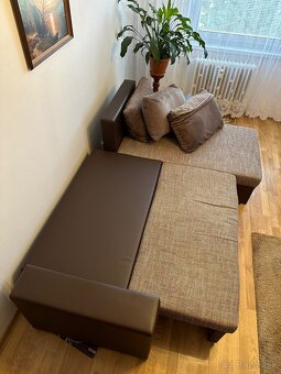 Rohový rozkladací gauč " - 3