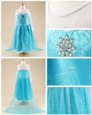 Šaty - kostým Elsa Frozen - 3