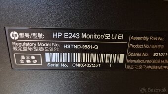 HP 243 monitor - málo použitý - 3