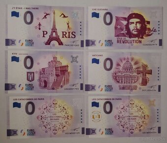 0€ / 0 euro suvenírová bankovka - zahraničie mix - 3