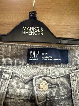 Dámske džínsy Gap - rapered fit - grey wash - 3