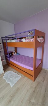 Poschodová posteľ Klára 90x 200 cm s ortopedickými matracmi - 3