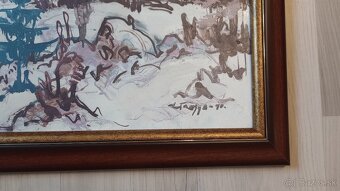 Obraz  olejomaľba od Gejza Tressa , Tatry - 3