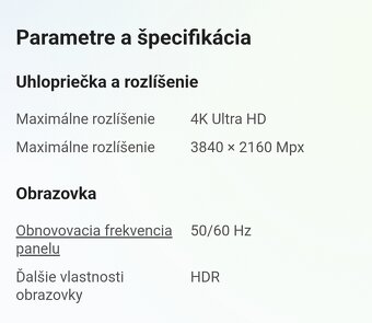 Predám TV Samsung 50" - 3