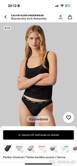 Nohavičky Calvin Klein 3-pack velkosť S…nové - 3