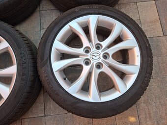 Predám hlinikové disky org.Mazda 3--R17 - 3