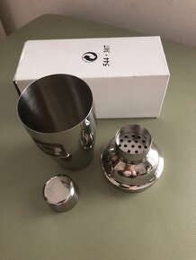 Nerezový shaker 300 ml, termoska 0,75 l a ploskačka 210 ml - 3