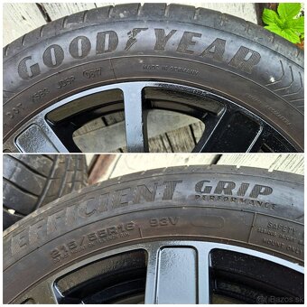 PREDÁM PNEU 215/55 R16 na DISKOCH 5x110 R16 - 3