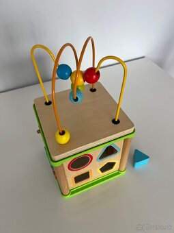 Drevená edukačná kocka - 3