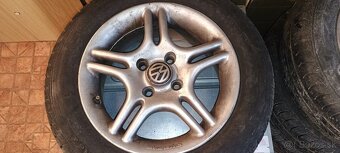 185/60 R14 4x100 6J hlinikove disky a pneumatiky - 3
