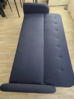 Moderná tmavomodrá pohovka – vo výbornom stave – Bratislava - 3