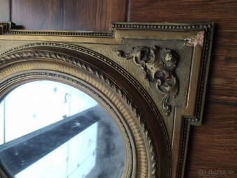Drevené zrkadlo secesia - 3