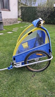 Vozík za bicykel pre 2 deti - 3