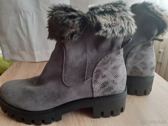 Tamaris kožené čižmičky - 3