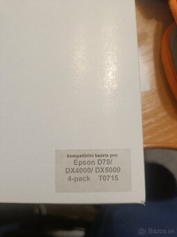 Predám náplne do tlačiarne Epson D78 - 3