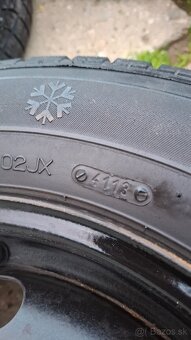 Peugeot 4x108 R15 plechove disky + zimne pneu 195/65 - 3