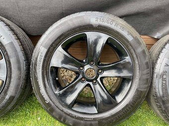 MOON Schwarz Orig.skoda Alu Disky 5x112 ET45 215 60 16 letné - 3