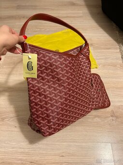 Goyard kabelka Bohéme Hobo - burgundy (GO4) - 3