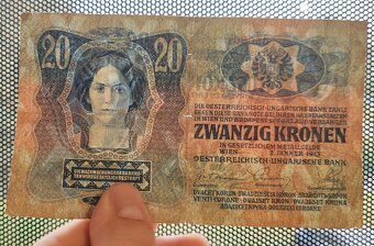 20 koruna, 1913, 1817, Rakúsko Uhorsko - 3