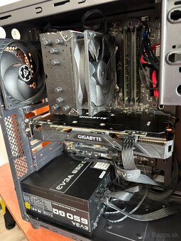Predám PC: Intel i7 4790, 12GB RAM, GTX 1070 8GB, 512GB SSD - 3