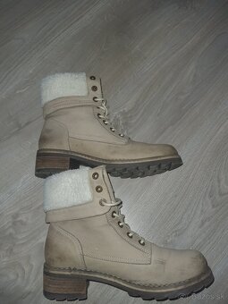 zimné teplé topánky brúsená koža Weinbrenner - BAŤA - 3