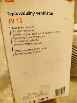 VYHRIEVACIA DEKA A TEPLOVZDUSNÝ VENTILÁTOR - 3