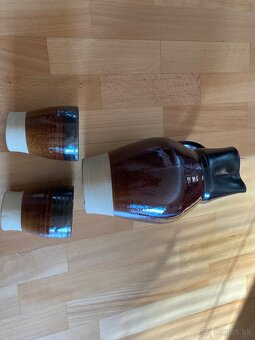 Predám keramický džbán + 2 poháre - 3