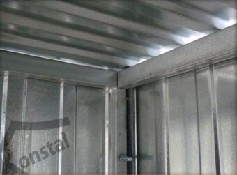 Plechova garaż 3x5 m pozinkovaný profil 30 x 30 mm - 3