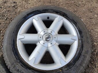 zimní Alu kola Nissan 5x114.3 + pneu Dunlop 225/65 - 3