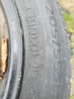 Predám zimné pneumatiky na O2, golf 5 - 3