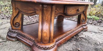 Masívny dubový konferenčný stôl - 3