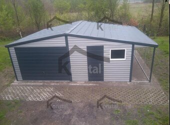 Plechová garáž 7,5 x 5,0 m Doprava a montaż gratis po celej - 3