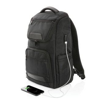 Batoh Swiss Peak Voyager čierny, obsah cca 30l - 3