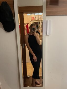 cierne letne midi šaty - 3