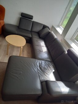 Kožená sedačka z pravej kože - 3